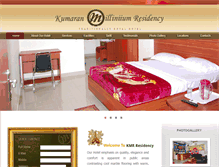 Tablet Screenshot of kmrresidency.com